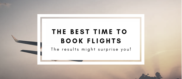 The Best Time to Book Flights