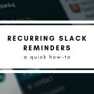 Set up Recurring Reminders in Slack
