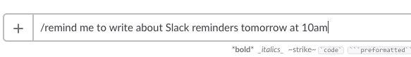 slack recurring reminder