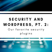 Security And WordPress, Part II: Our Favorite Security Plugins